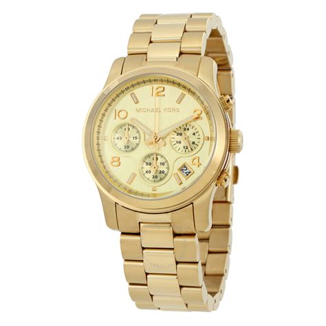 Michael Kors “Runway” MK5055 Gold Watch 